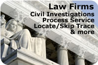 Law Firm Private Investigative Services